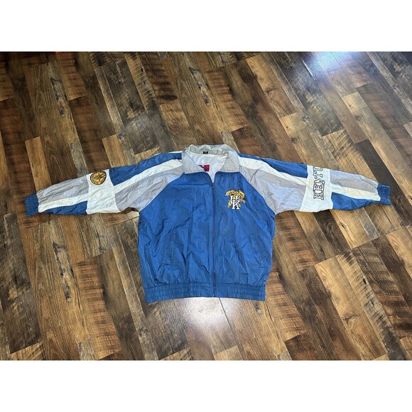 Vintage 90's Pro Player Kentucky Wildcats Light Jacket Track Top Mens Blue Sz XL - Picture 1 of 8